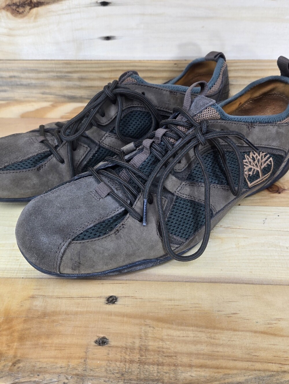 TIMBERLAND Earthkeeper Brown Leather Oxford Casual Shoes Lace Up  Men's Size 10
